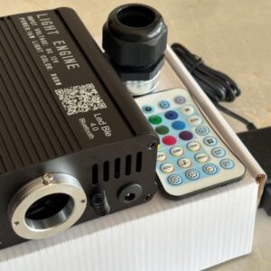 16W Single Twinkle Effect with shooting / 1 ports RGBW+White APP+ Remote Optical Fiber Light Engine