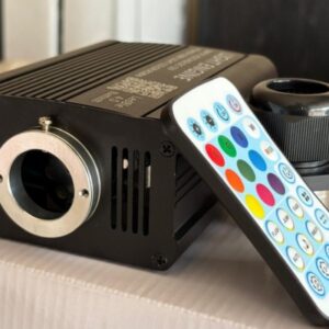 16W Single Twinkle Effect / 1 ports RGBW+White APP+ Remote Optical Fiber Light Engine